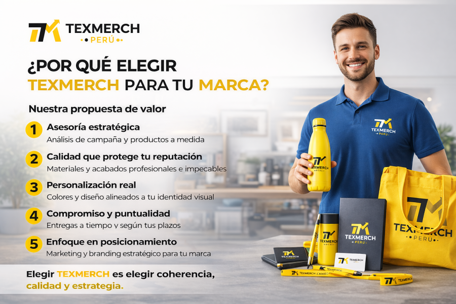 ¿POR QUÉ ELEGIR TEXMERCH PARA TU MARCA?